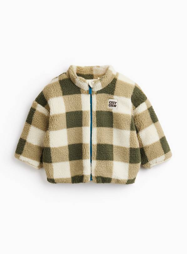 Check Borg Jacket 12-18 months